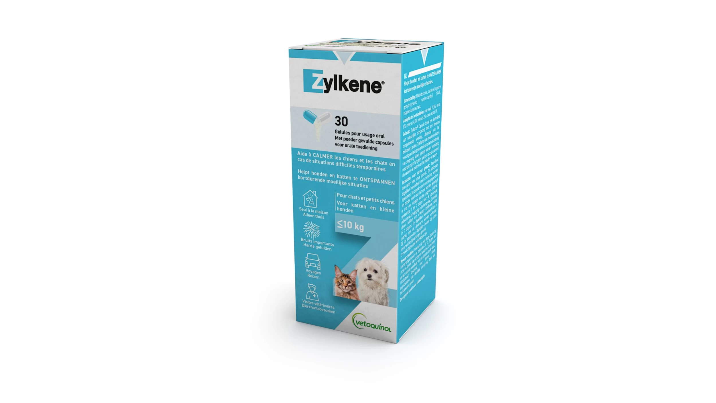 ZYLKENE 75MG (CHATS ET CHIENS DE MOINS DE 10KG) 30 GÉLULES 4 ZYLKENE 75MG (CHATS ET CHIENS DE MOINS DE 10KG) 30 GÉLULES – Image 2