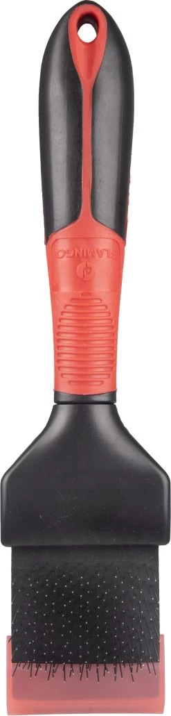 Flamingo Brosse Slicker Douce S 2in1 + Poignée -Alimen Tation Chats 238eac1b9b73de96b60c902ea6f5477108abfd7d5c0458860b7f9a52e51a690c