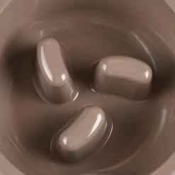 Flamingo Gamelle Mangi Slow Feeder Taupe En Mélamine 950ml -Alimen Tation Chats 23e298fe93f982902fa0dd7cf16843c4206852a6db304901f3babaf4a344620d