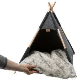 Trixie Abri Tipi En Feutre 55 × 65 × 55 Cm 8 Trixie Abri Tipi En Feutre 55 × 65 × 55 Cm -Alimen Tation Chats 24d80c9b8934a1a383a2df85d96b3b0f66292b7855ffef0304b3d496c400c399