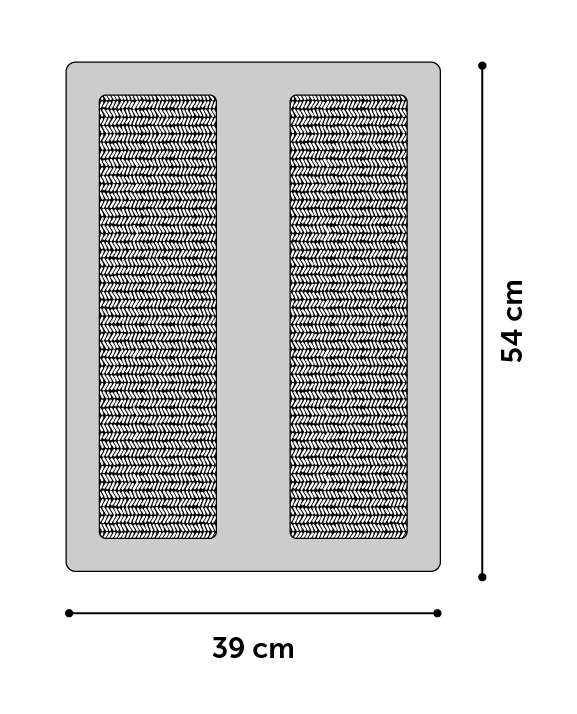 Flamingo Griffoir D'angle Greta Gris S 39x1,5x54cm 4 Flamingo Griffoir D'angle Greta Gris S 39x1,5x54cm – Image 2