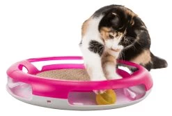 Trixie Jeu Pour Chat Ball Race & Scratch Ø 37cm -Alimen Tation Chats 455f28ac19decaadc686b8e651642739371be2f49319d089560a5e601e883a05