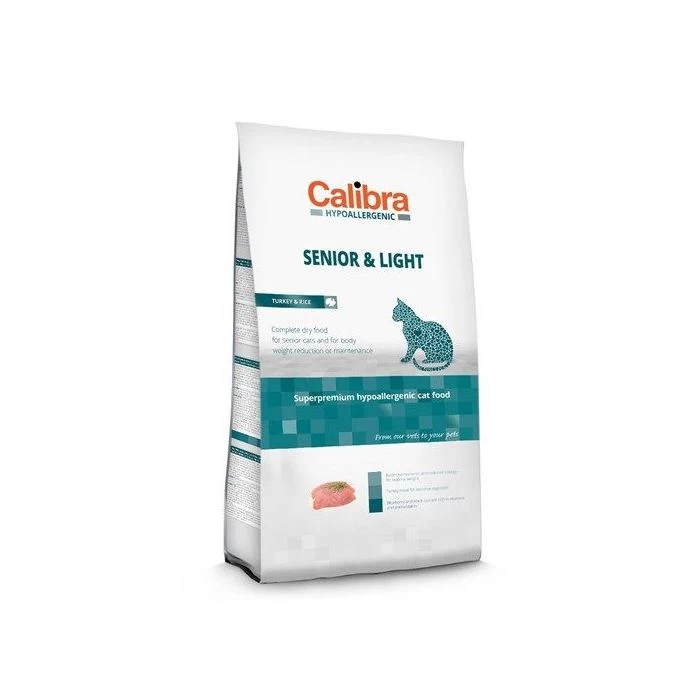 Calibra Hypoallergenic Chat Senior And Light Dinde 2kg 3 Calibra Hypoallergenic Chat Senior And Light Dinde 2kg
