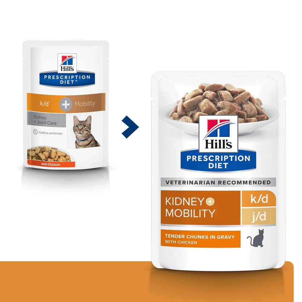 Hill's Prescription Diet K/D + Mobility Croquettes Pour Chat Au Poulet 10 Hill's Prescription Diet K/D + Mobility Croquettes Pour Chat Au Poulet – Image 8