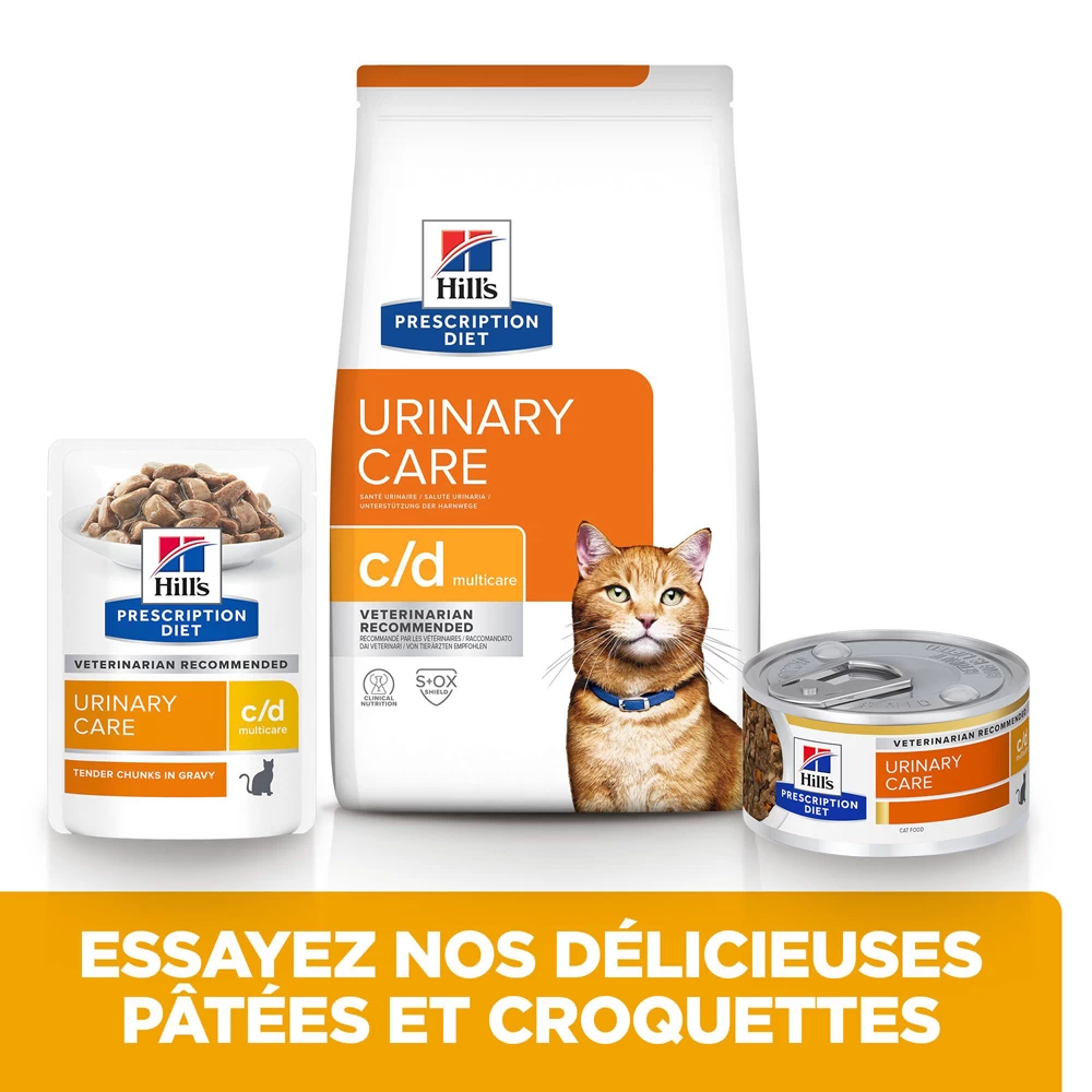 Hill's Prescription Diet C/D Urinary Multicare Boîtes Pour Chat Au Poulet Et Légumes - 24 X 82g 8 Hill's Prescription Diet C/D Urinary Multicare Boîtes Pour Chat Au Poulet Et Légumes - 24 X 82g – Image 6