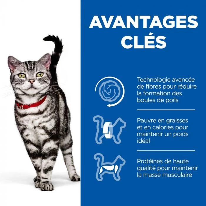 Hill's Science Plan Adult Hairball Indoor Croquettes Pour Chat D'intérieur Au Poulet 6 Hill's Science Plan Adult Hairball Indoor Croquettes Pour Chat D'intérieur Au Poulet – Image 4