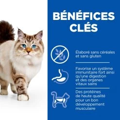 Hill's Science Plan No Grain Croquettes Sans Céréales Pour Chat Adulte Au Poulet - 1.5Kg -Alimen Tation Chats 52742036984 4 science plan chat adult no grain croquettes poulet