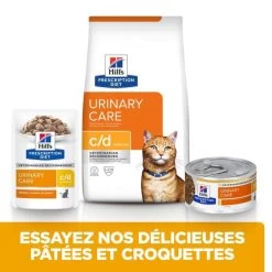 Hill's Prescription Diet C/D Urinary Multicare Pour Chat -Alimen Tation Chats 52742042213 3 prescription diet chat c d multicare croquettes poulet