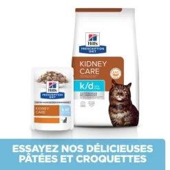 Hill's Prescription Diet K/D Early Stage Croquettes Pour Chat Au Poulet