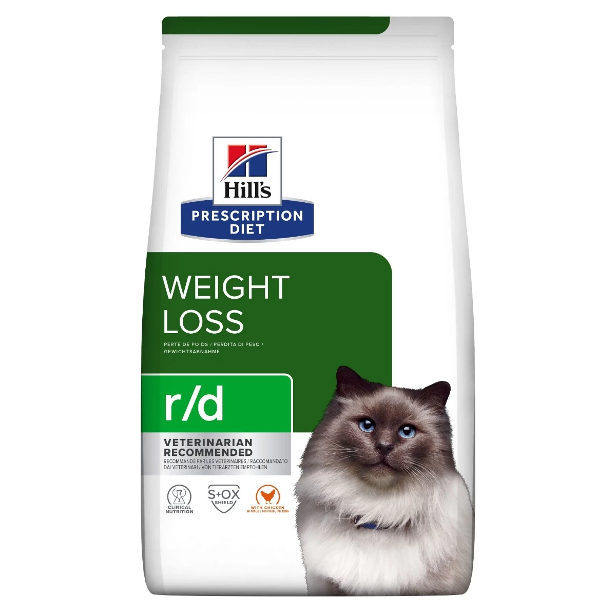 Hill's Prescription Diet R/D Weight Loss Pour Chat Au Poulet 4 Hill's Prescription Diet R/D Weight Loss Pour Chat Au Poulet – Image 2