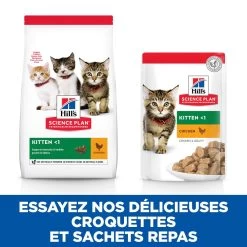 Hill's Science Plan Kitten Multipack 12 Sachets Repas Pour Chaton Poulet Et Poisson -Alimen Tation Chats 52742211503 4 science plan chaton sachet repas pack mixte poulet poisson