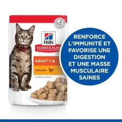 Hill's Science Plan Adult Multipack 12 Sachets De 85gr Repas Pour Chat Poulet, Bœuf Et Poisson 17 Hill's Science Plan Adult Multipack 12 Sachets De 85gr Repas Pour Chat Poulet, Bœuf Et Poisson -Alimen Tation Chats 52742211800 2 science plan chat adulte sachet repas pack mixte