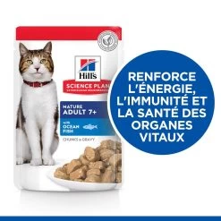 Hill's Science Plan Mature Adult Multipack 12 Sachets Repas Pour Chat Sénior Poulet Et Poisson 12 X 85g -Alimen Tation Chats 52742212005 2 science plan chat g mature sachet repas pack mixte poulet poisson