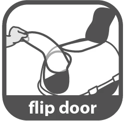 Flamingo Bac à Litière Hera Gris XL 49x66x46cm 4 Flamingo Bac à Litière Hera Gris XL 49x66x46cm – Image 3