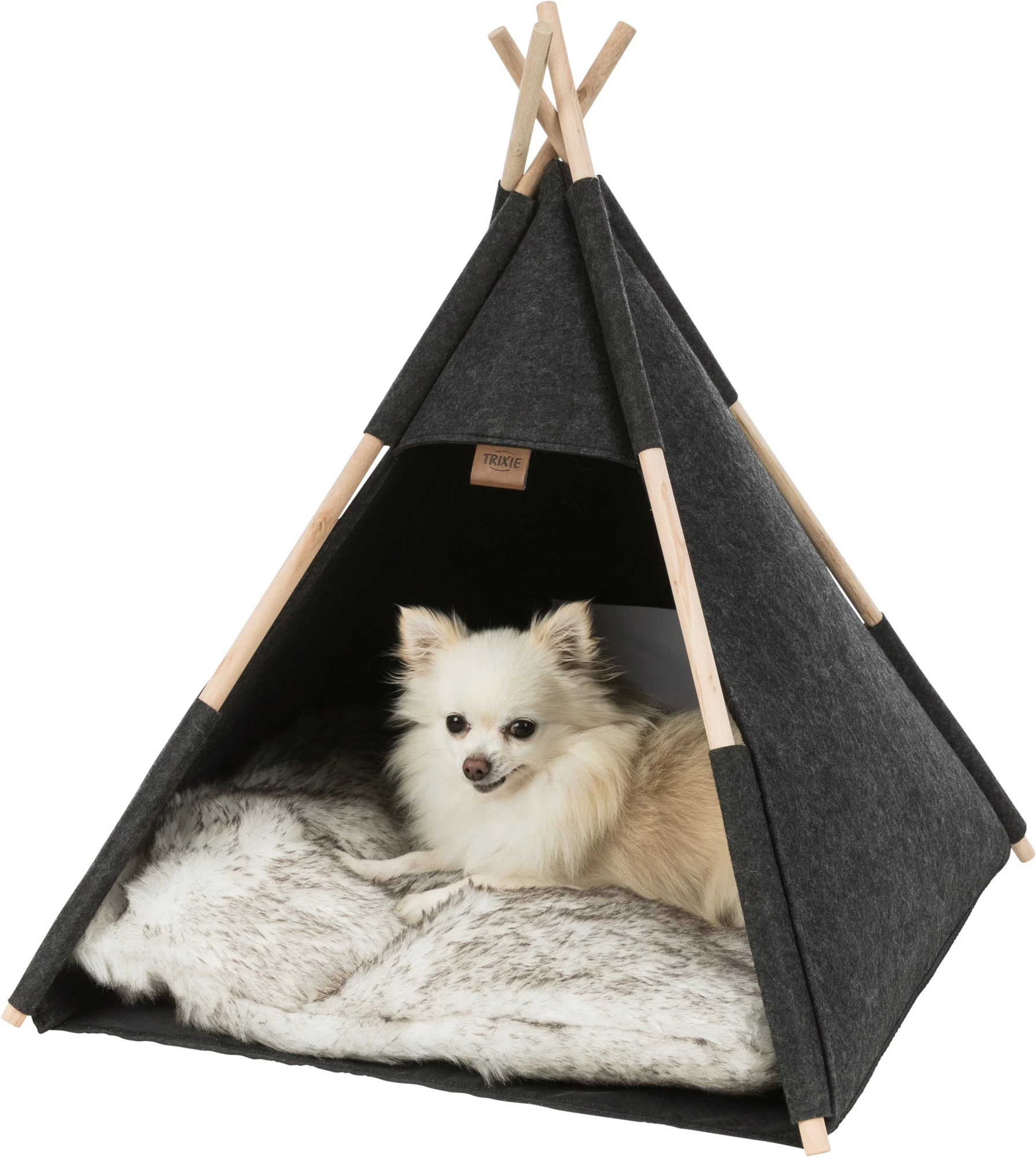 Trixie Abri Tipi En Feutre 55 × 65 × 55 Cm 4 Trixie Abri Tipi En Feutre 55 × 65 × 55 Cm – Image 3