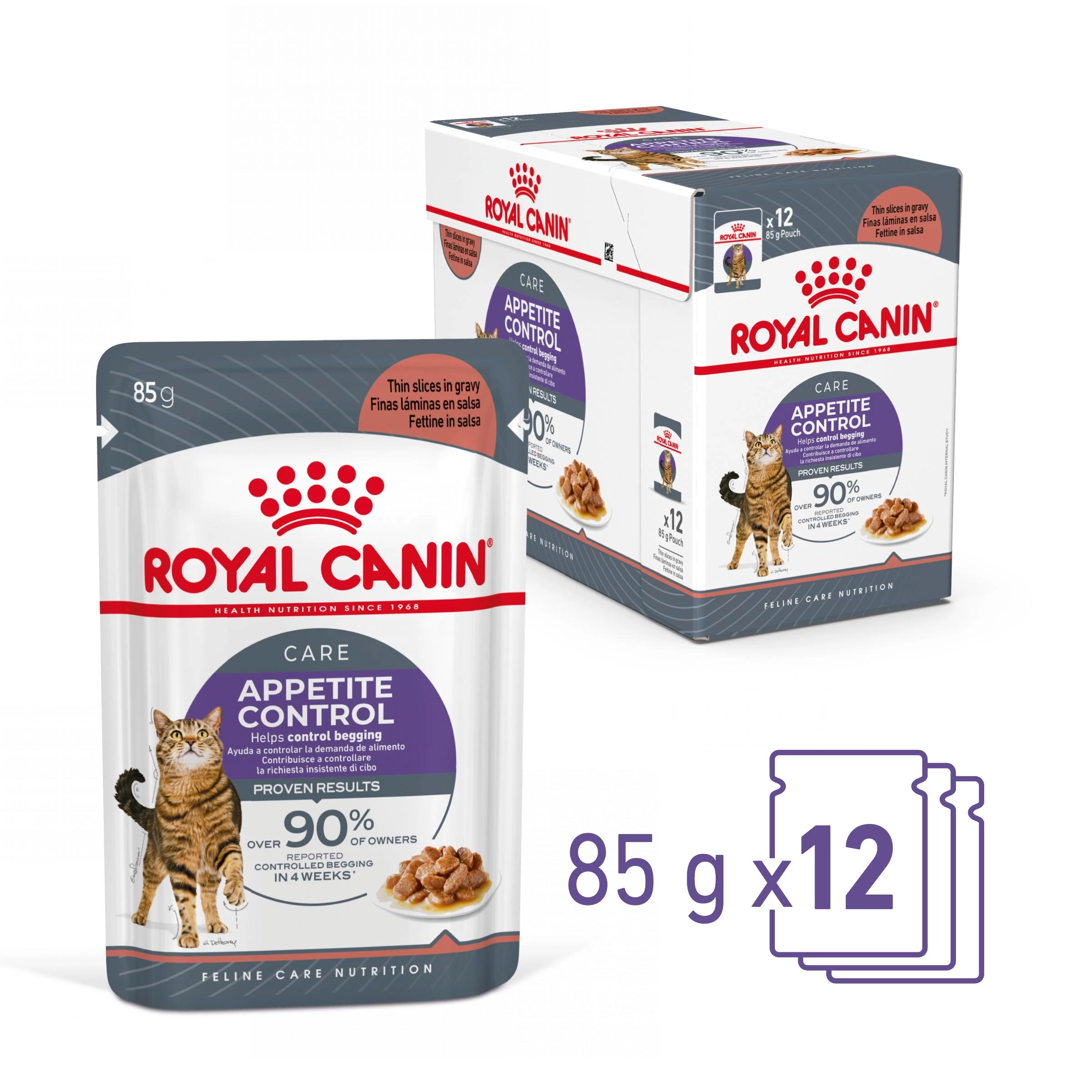 Royal Canin Appetite Control En Sauce Pour Chat 12 Sachets De 85g 4 Royal Canin Appetite Control En Sauce Pour Chat 12 Sachets De 85g – Image 2