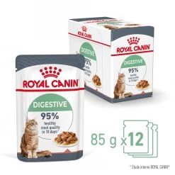 Royal Canin Digestive Care En Sauce Pour Chat 12 Sachets De 85g -Alimen Tation Chats Royal Canin Digestive Care Gravy Chat FR 03