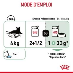 Royal Canin Digestive Care En Sauce Pour Chat 12 Sachets De 85g -Alimen Tation Chats Royal Canin Digestive Care Gravy Chat FR 11