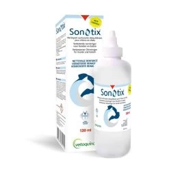 Vetoquinol Sonotix 120ml - Nettoyant Auriculaire