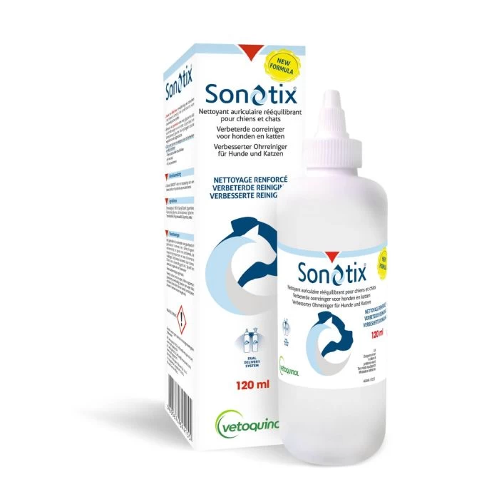 Vetoquinol Sonotix 120ml - Nettoyant Auriculaire 3 Vetoquinol Sonotix 120ml - Nettoyant Auriculaire
