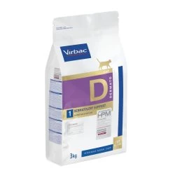 Virbac HPM Dermatology D1 Chat 3Kg -Alimen Tation Chats VET HPM Chat Dermatology Support 3Kg 2 FR
