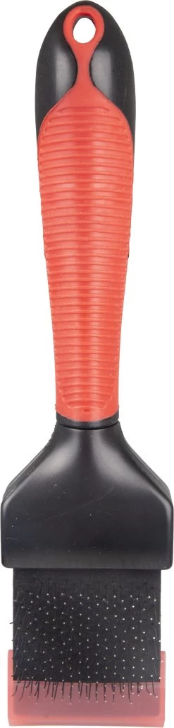 Flamingo Brosse Slicker Douce S 2in1 + Poignée -Alimen Tation Chats a623abe0fed32a61640d0003da375f3d4844738f88c44aab7ec9f7df236a63b5