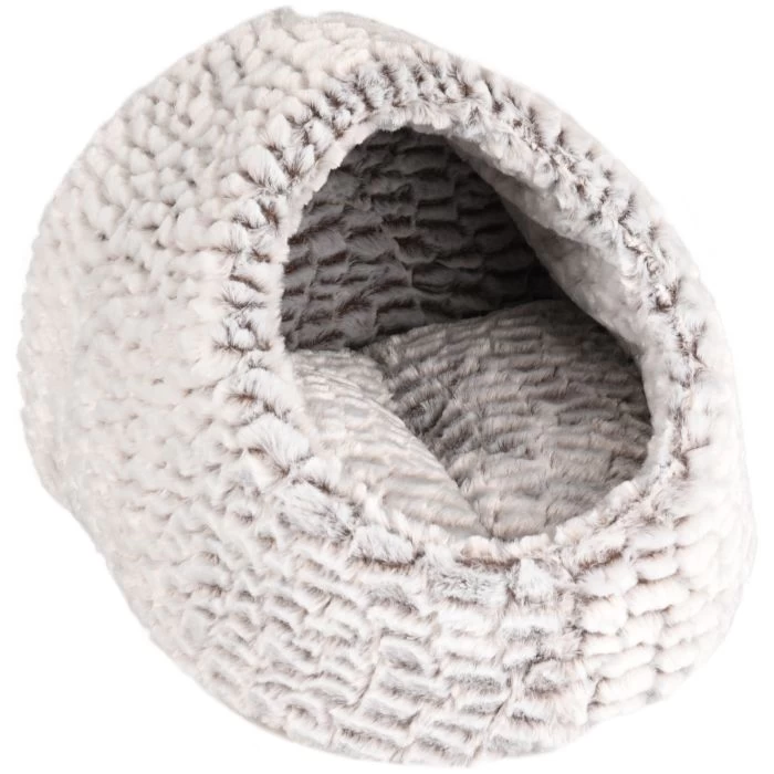 Flamingo Panier Snoozzy Igloo Gris/noir 40x40x20cm 3 Flamingo Panier Snoozzy Igloo Gris/noir 40x40x20cm