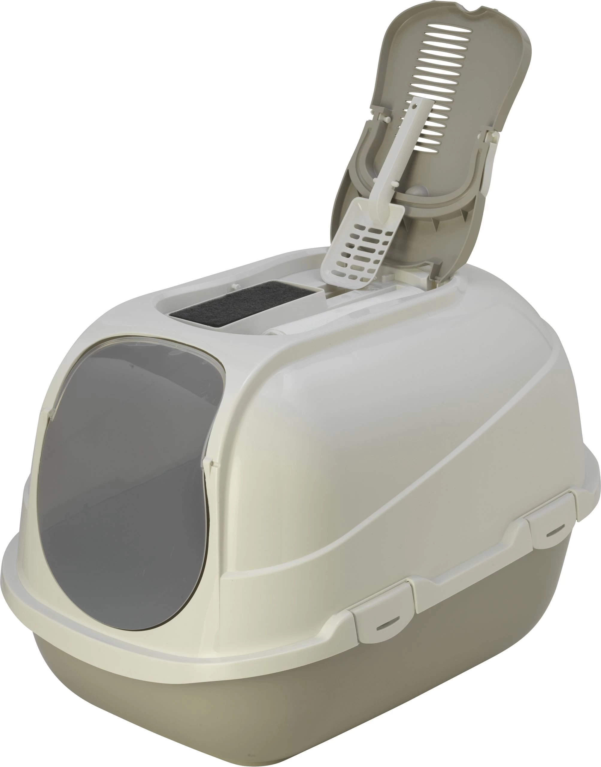 Flamingo Bac à Litière Hera Gris XL 49x66x46cm 7 Flamingo Bac à Litière Hera Gris XL 49x66x46cm – Image 6