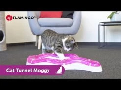 Flamingo Jouet Chat Moggy Tunnel 39x39x7,7cm -Alimen Tation Chats hqdefault 4 1