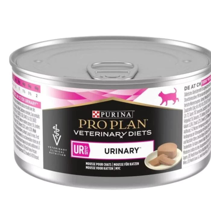 Purina Pro Plan Veterinary Diet UR Chat Boîtes 24x195g Dinde 3 Purina Pro Plan Veterinary Diet UR Chat Boîtes 24x195g Dinde