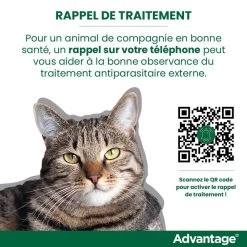 Advantage 40 Chat Et Lapin De 1 à 4 Kg -Alimen Tation Chats rappel traitement advantage FR 3