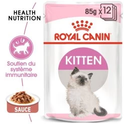 Royal Canin Kitten Sachet - Emincé En Sauce -Alimen Tation Chats royal canin kitten sauce pour chaton royal canin 3