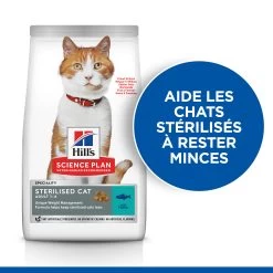 Hill's Science Plan Adult Sterilised Croquettes Et Boîtes Pour Chat Stérilisé 20 Hill's Science Plan Adult Sterilised Croquettes Et Boîtes Pour Chat Stérilisé -Alimen Tation Chats science plan adulte chat sterilisC3A9 croquettes thon 2 FR 1