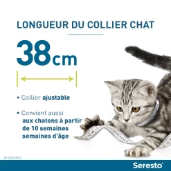 Seresto Collier Chat -Alimen Tation Chats seresto chat longueur collier